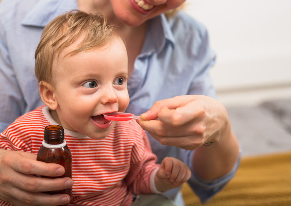 How to get a toddler to take medicine