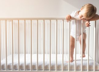 How to prevent toddler from climbing out of the crib