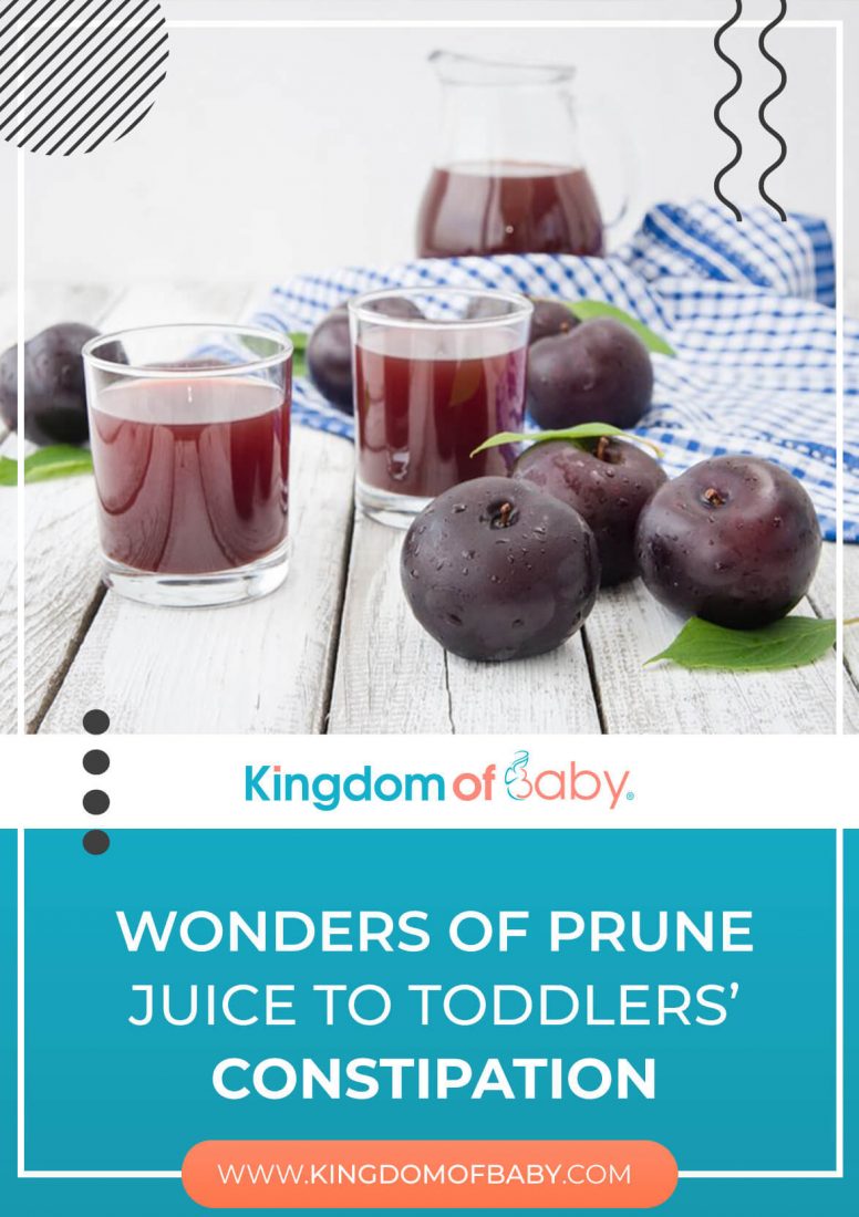 Wonders of Prune Juice To Toddlers’ Constipation