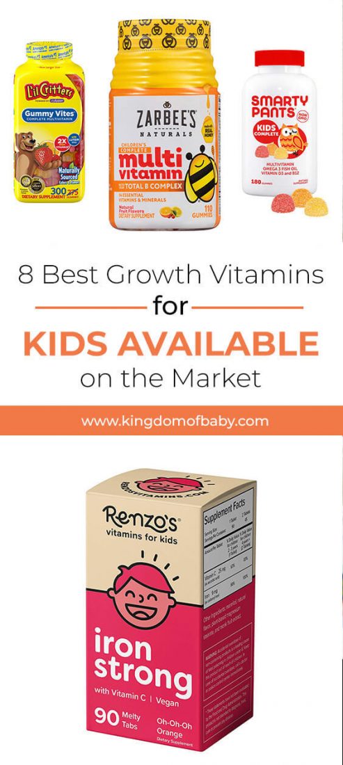 8 Best Growth Vitamins for Kids Available on the Market
