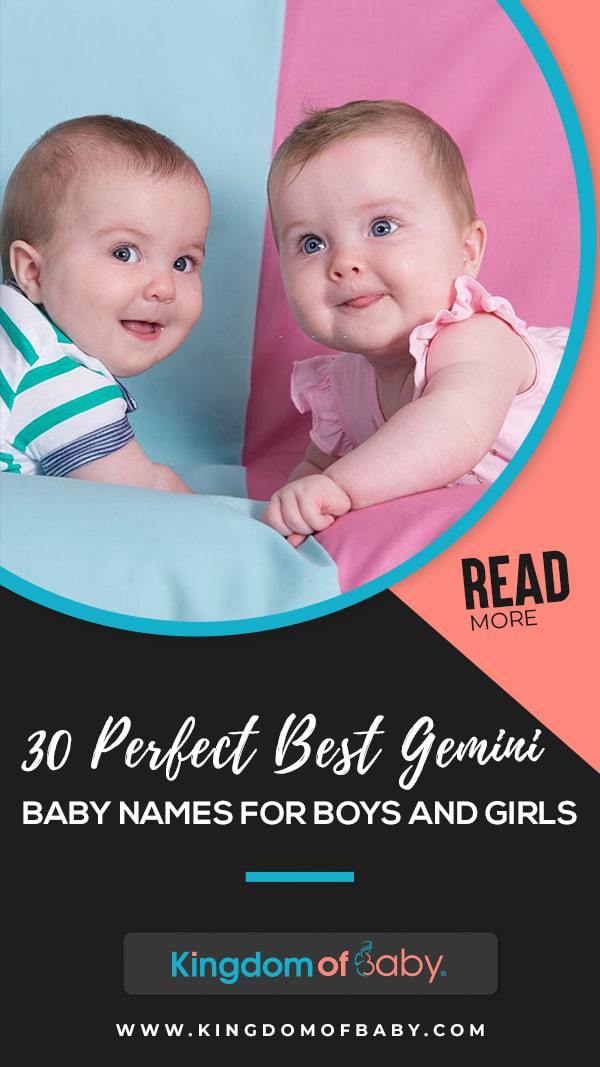 30 Perfect Best Gemini Baby Names for Boys and Girls