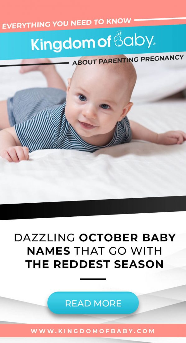 Dazzling October Baby Names That go With the Reddest Season