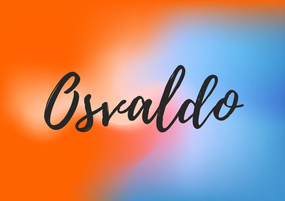 The Name Osvaldo: Origin and Meaning
