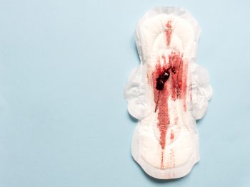 What does miscarriage blood look like
