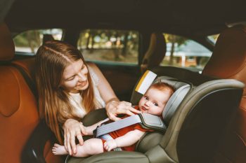 travelling with 2 month old baby by car