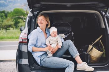 travelling with a newborn by car