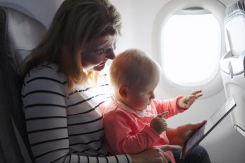 flying with 9 month old