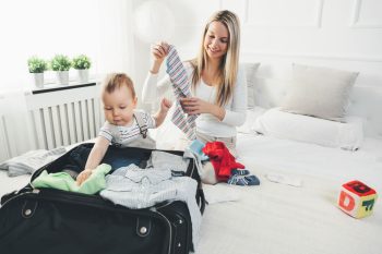 how to fly with a one year old